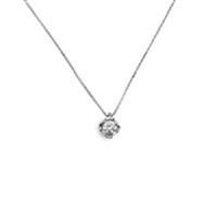 Collana Promesse Donna in Oro bianco Diamante 0.20 Ct CSCF020 - CSCF020